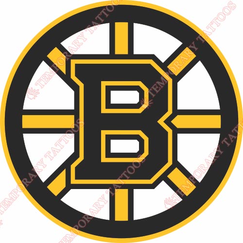 Boston Bruins Customize Temporary Tattoos Stickers NO.70